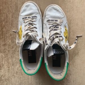 Golden Goose May snake print sneakers